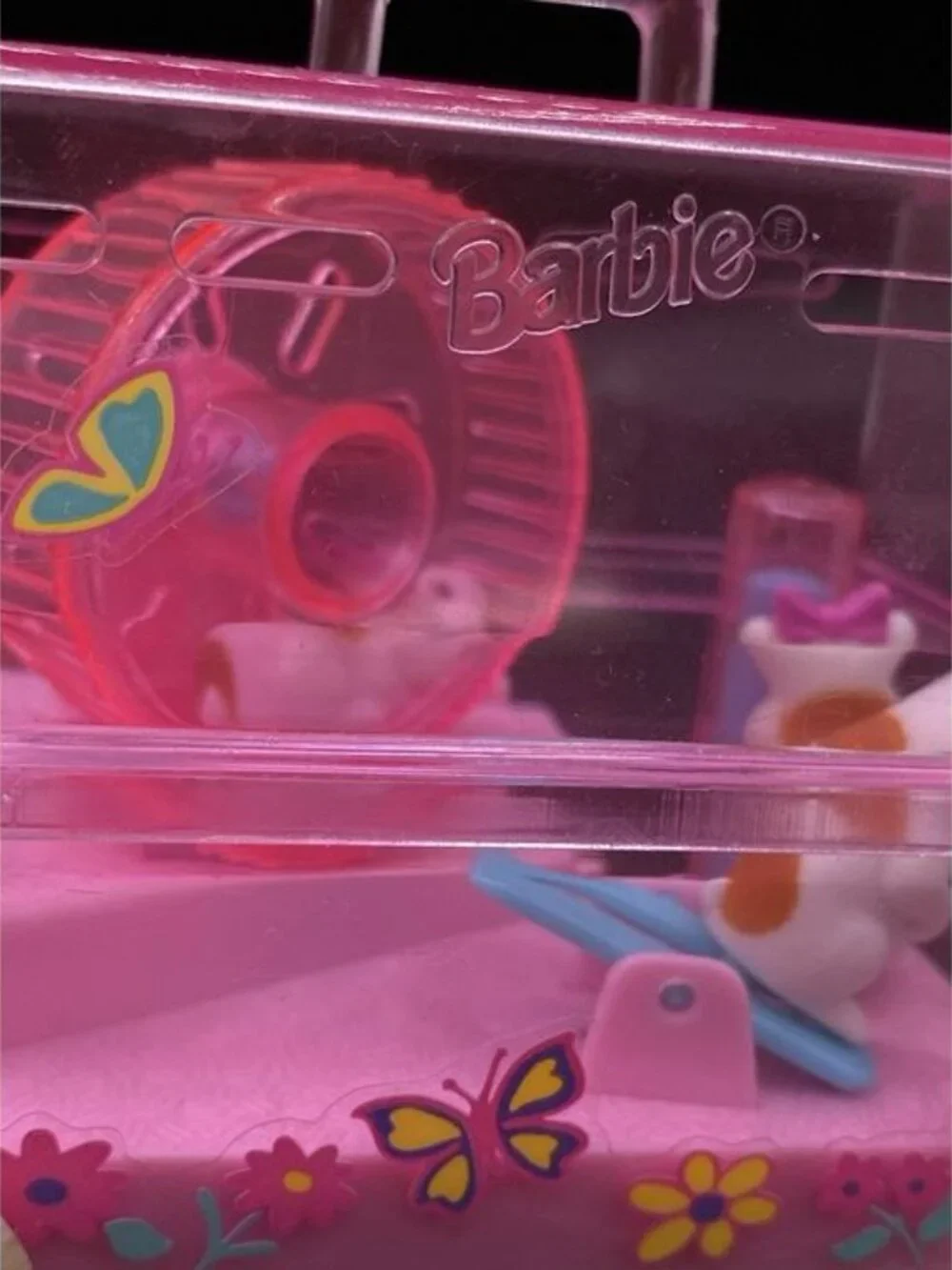 Barbie Magic Moves Pet Hamster Cage Windup MATTEL 1995 Working